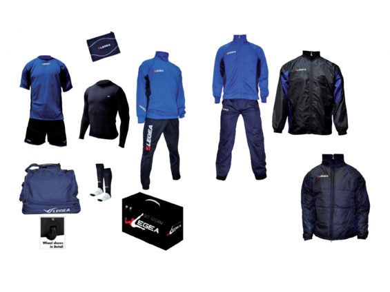 FUTBALOVÝ SET STORM dark blue/blue