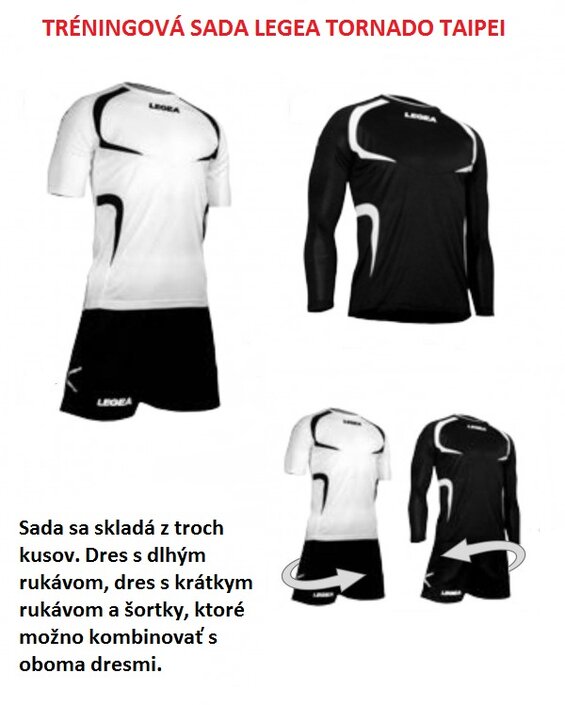 FUTBALOVÝ SET TORNADO white/dark blue