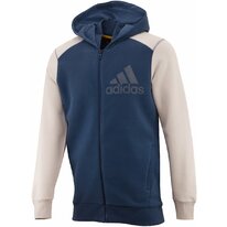 Pánske mikina Adidas LOGO FZ HOOD