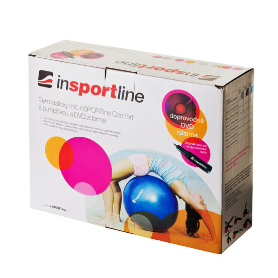 Gymnastická lopta inSPORTline Comfort Ball 85 cm - modrá