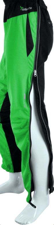 Pánske softshellové nohavice Silvini PRO FORMA zelené