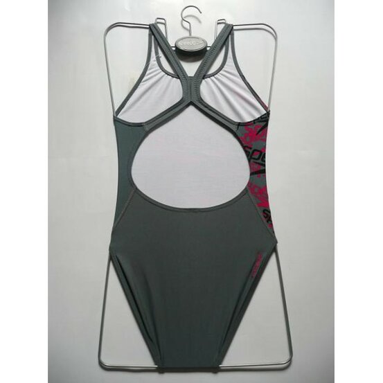 Dámske plavky Speedo ASSERTIVE POWERBACK grey