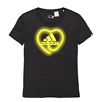 Dámske tričko Adidas HEART black