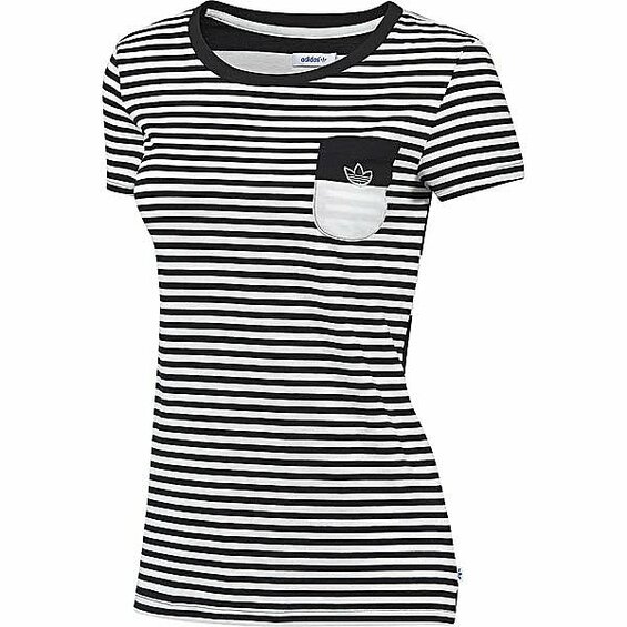 Dámske tričko Adidas STRIPED TEE P