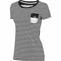 Dámske tričko Adidas STRIPED TEE P