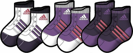 Detské ponožky Adidas F INF 3PP