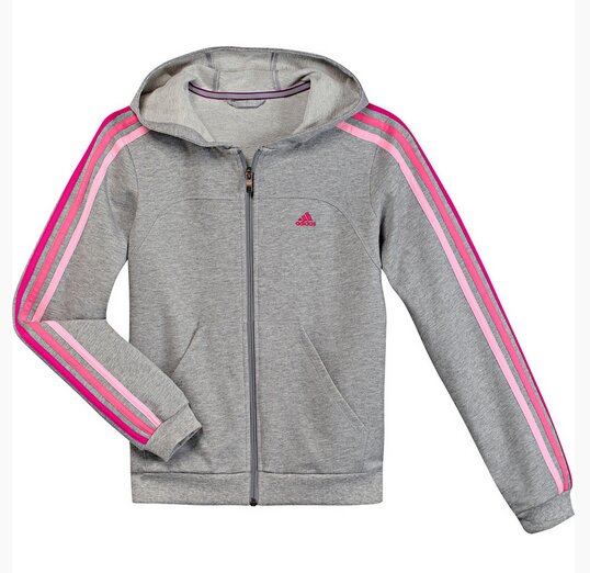 Dievčenská mikina Adidas YG ESS FZ HOOD