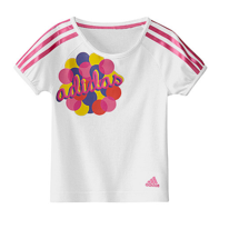 Dievčenské tričko Adidas LG AG GRAPH TEE