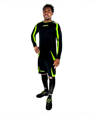 FUTBALOVÝ DRES BERNA black/neon green