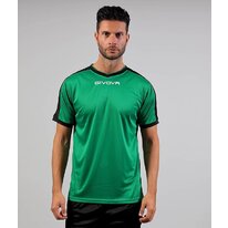 Futbalový dres Givova SHIRT REVOLUTION INTERLOCK green/nero