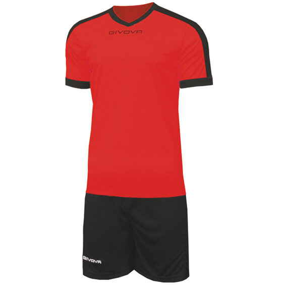 Futbalový dres Givova SHIRT REVOLUTION INTERLOCK orange/black