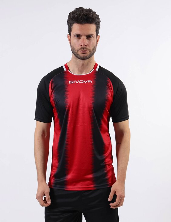 Futbalový dres Givova SHIRT STRIPE red/blue