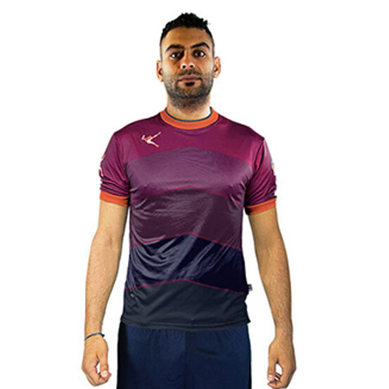 Futbalový dres Legea MAGLIA ASSEN burgundy/navy blue