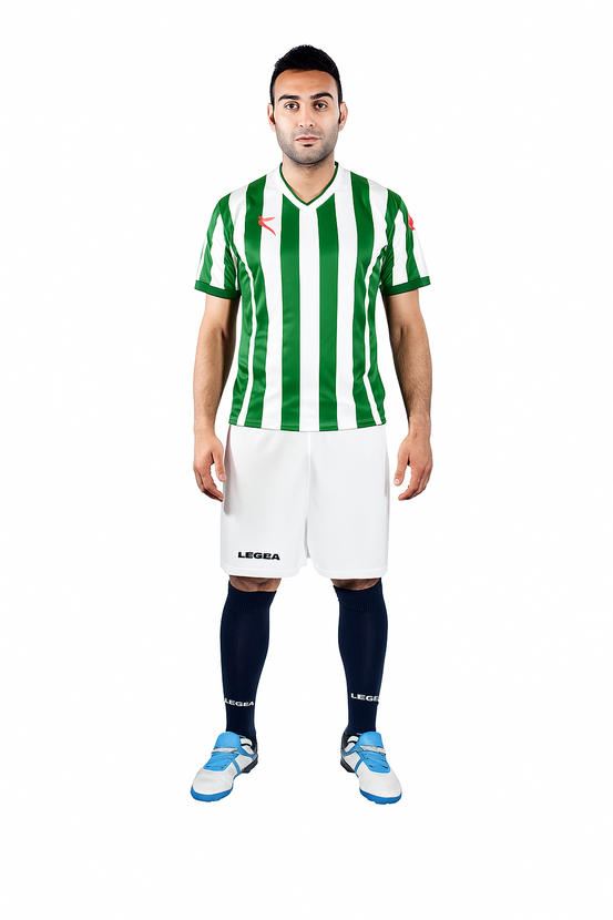 Futbalový dres Legea MAGLIA BELGRADO GOLD white/green