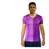 Futbalový dres Legea MAGLIA CRACOVIA GOLD purple/green fluo