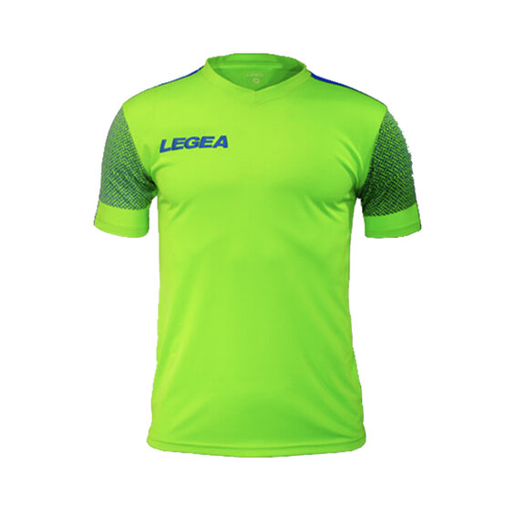 Futbalový dres Legea MAGLIA PRAGA MC URAGANO green fluo/royal