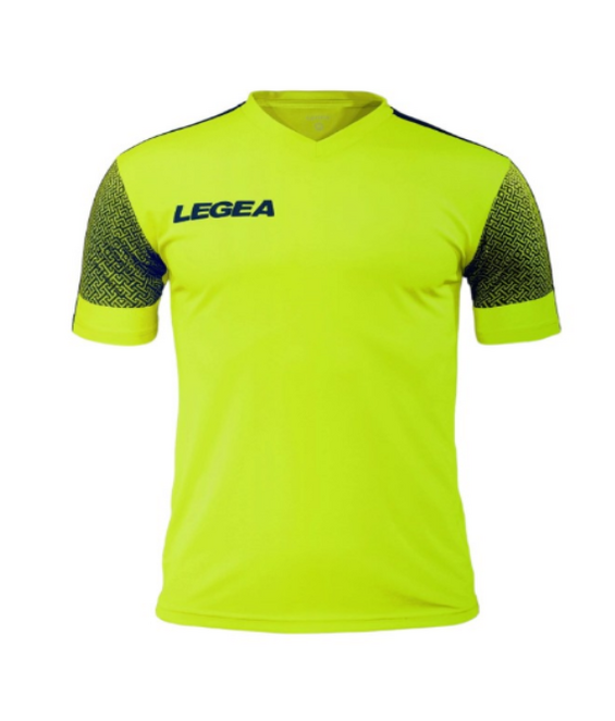 Futbalový dres Legea MAGLIA PRAGA MC URAGANO yellow fluo/blue
