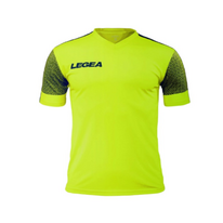 Futbalový dres Legea MAGLIA PRAGA MC URAGANO yellow fluo/blue