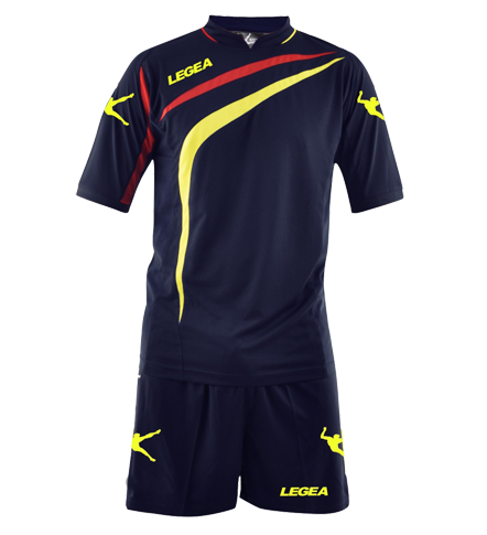 FUTBALOVÝ DRES LUBIANA dark blue/yellow