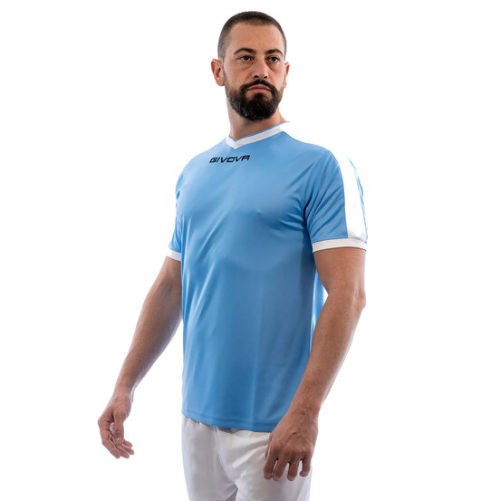 FUTBALOVÝ DRES REVOLUTION sky/white