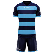 FUTBALOVÝ DRES RUGBY dark navy/sky