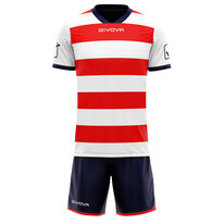 FUTBALOVÝ DRES RUGBY red/white/navy