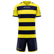 FUTBALOVÝ DRES RUGBY yellow/navy
