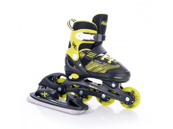 Ľadové korčule FunActiv ORIN DUO black/yellow