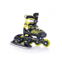 Ľadové korčule FunActiv ORIN DUO black/yellow