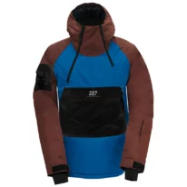 Pánska lyžiarska bunda LIDEN blue/bordo