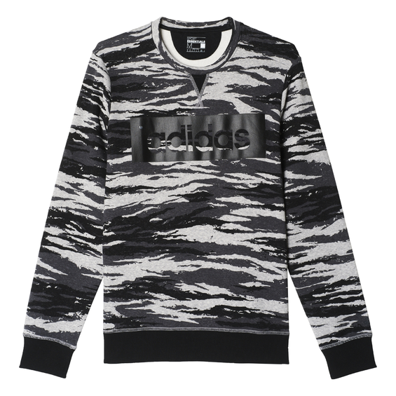 Pánska mikina Adidas LIN CAMO CREW B