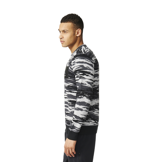 Pánska mikina Adidas LIN CAMO CREW B