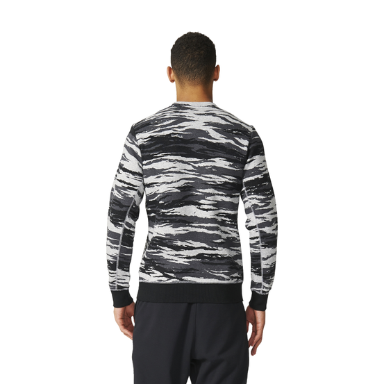 Pánska mikina Adidas LIN CAMO CREW B