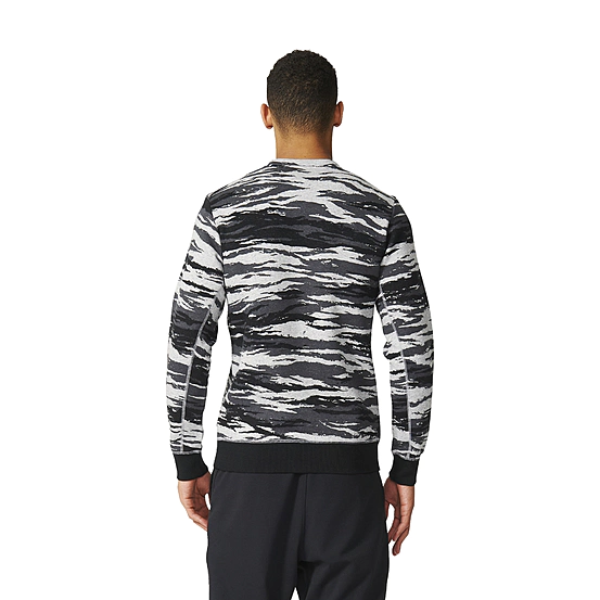 Pánska mikina Adidas LIN CAMO CREW B