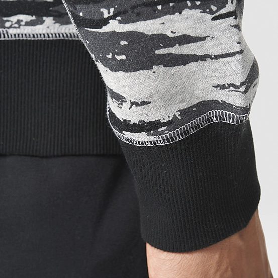 Pánska mikina Adidas LIN CAMO CREW B