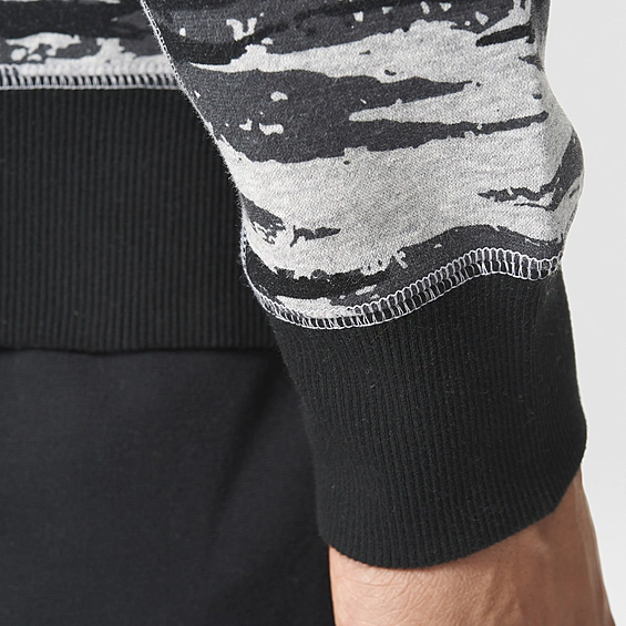 Pánska mikina Adidas LIN CAMO CREW B