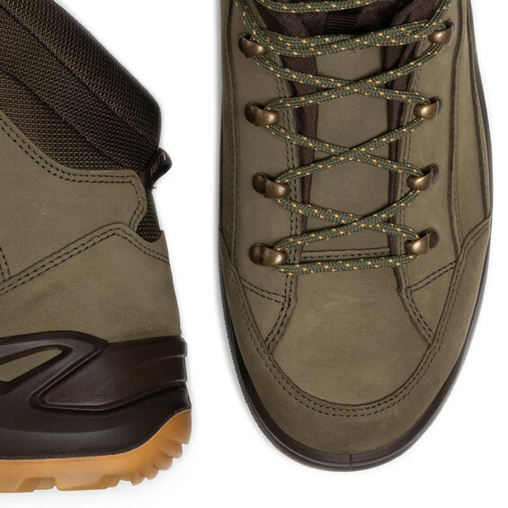 Pánska outdoorová obuv Lowa RENEGADE GTX MID forest/dark brown
