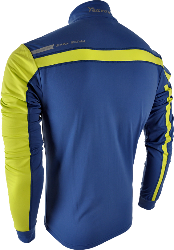 Pánska športová mikina Silvini ALTO blue/yellow