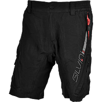 Pánske cyklistické nohavice Silvini MAGO black/red