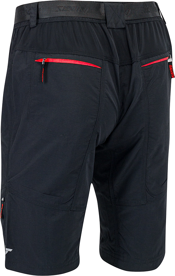 Pánske cyklistické nohavice Silvini RANGO black/red