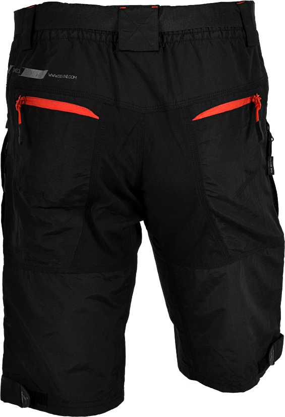 Pánske cyklistické nohavice Silvini RANGO black/red