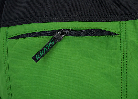 Pánske cyklistické nohavice Silvini RANGO green/black