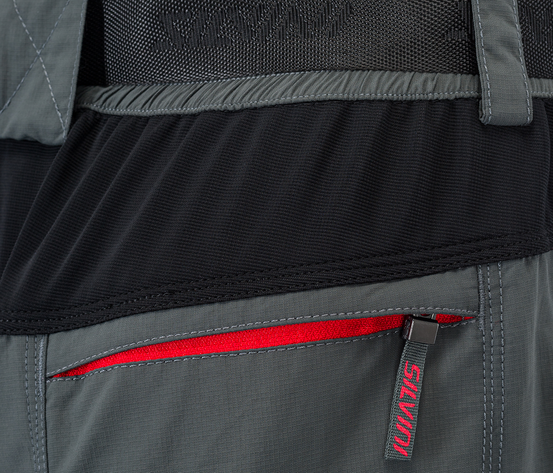 Pánske cyklistické nohavice Silvini RANGO grey/red