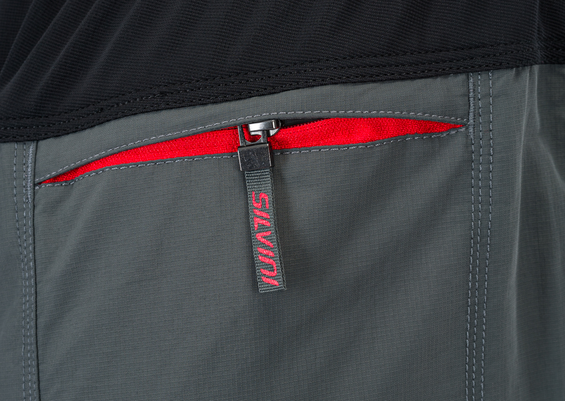 Pánske cyklistické nohavice Silvini RANGO grey/red