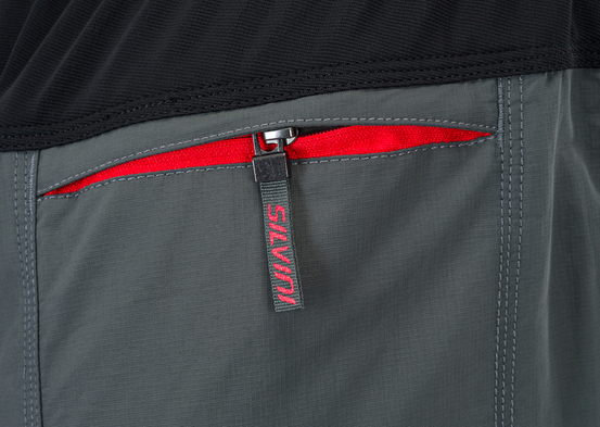 Pánske cyklistické nohavice Silvini RANGO grey/red