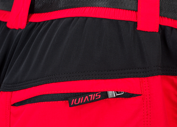 Pánske cyklistické nohavice Silvini RANGO red/black