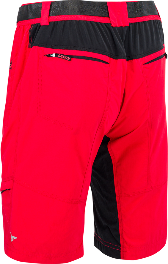 Pánske cyklistické nohavice Silvini RANGO red/black