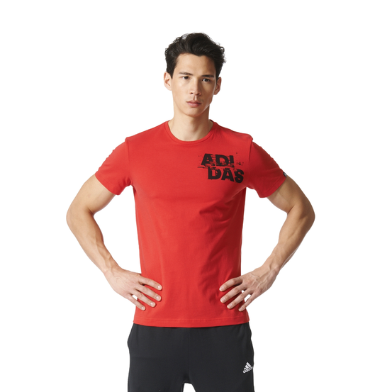 Pánske tričko Adidas LOGO TEE red