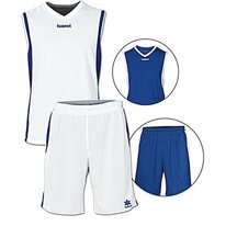 Pánsky basketbalový dres Luanvi REVERSIBLE TEAM white/blue