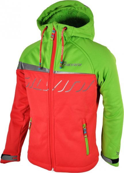 Softshellová bunda Silvini CARPELLONE pink/green